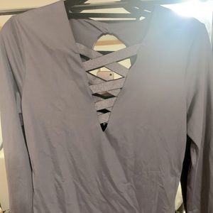 Deep lavender bodysuit